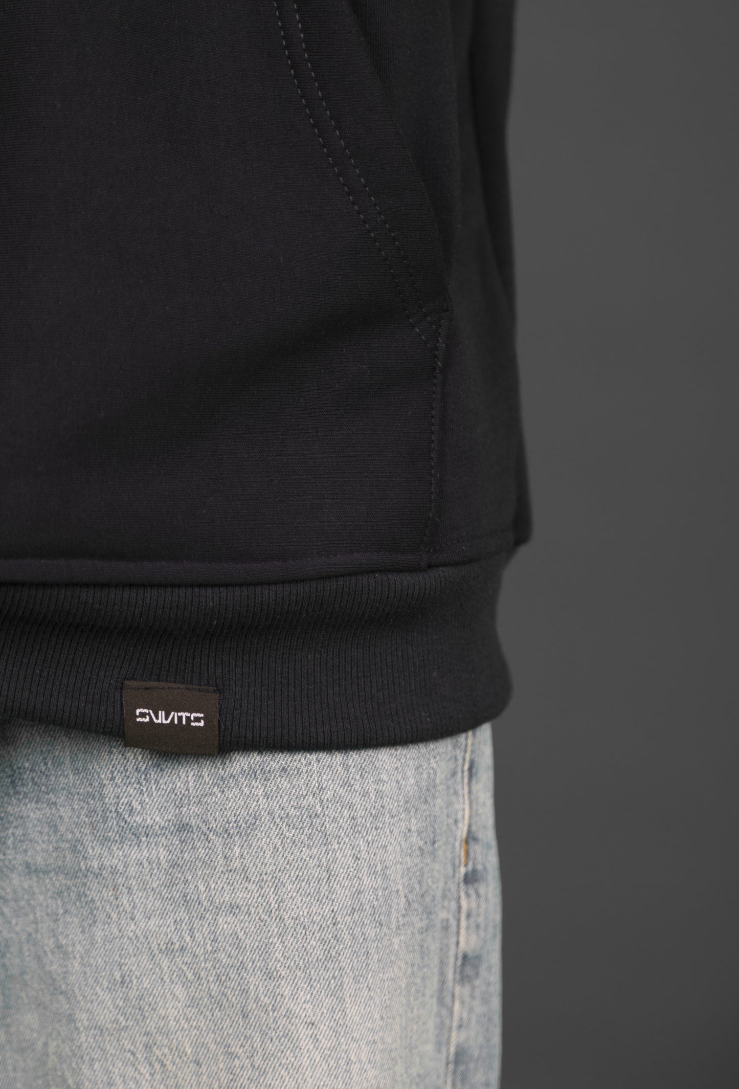 Unisexe Black Hoodie