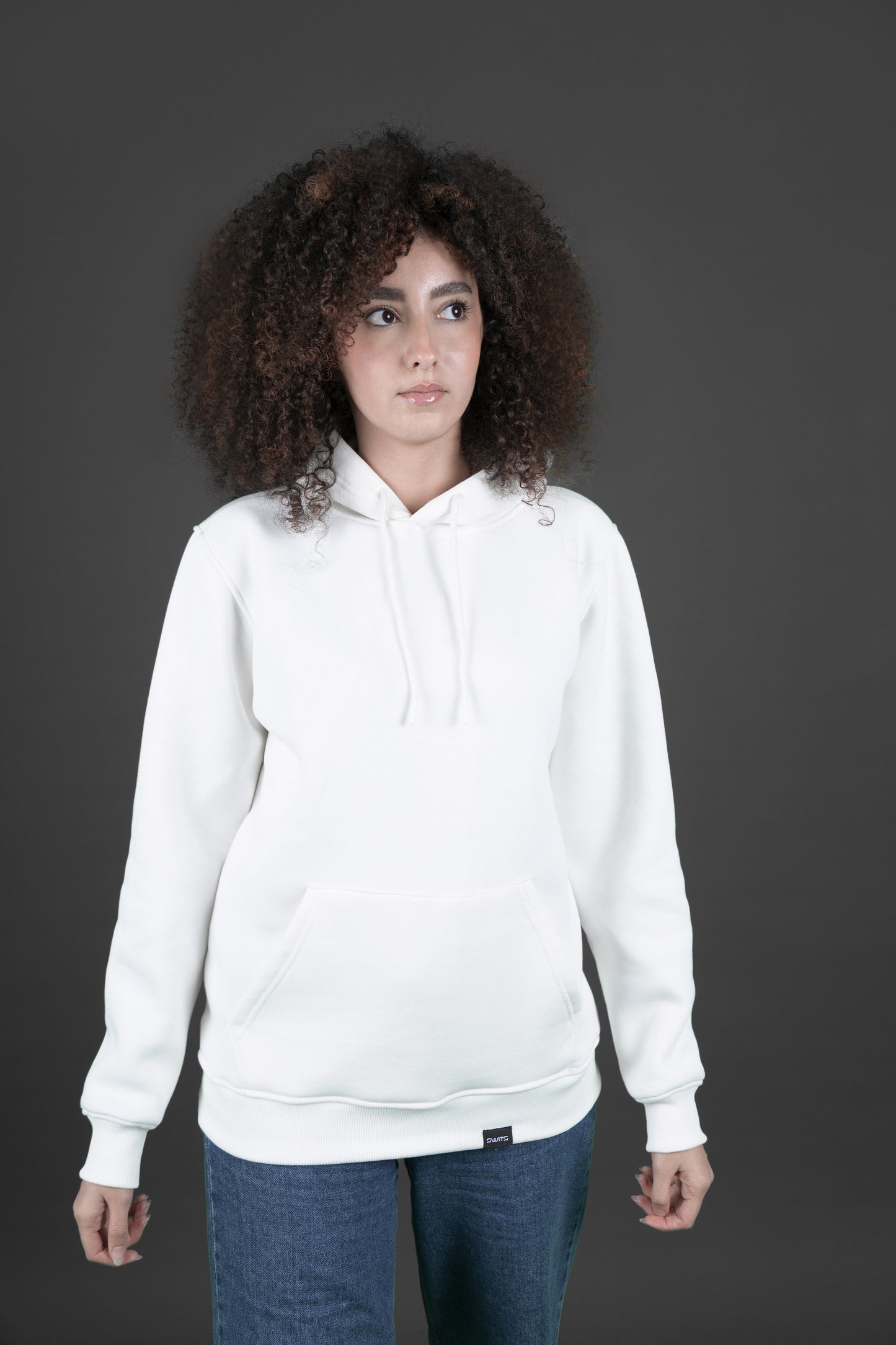 Unisexe White hoodie