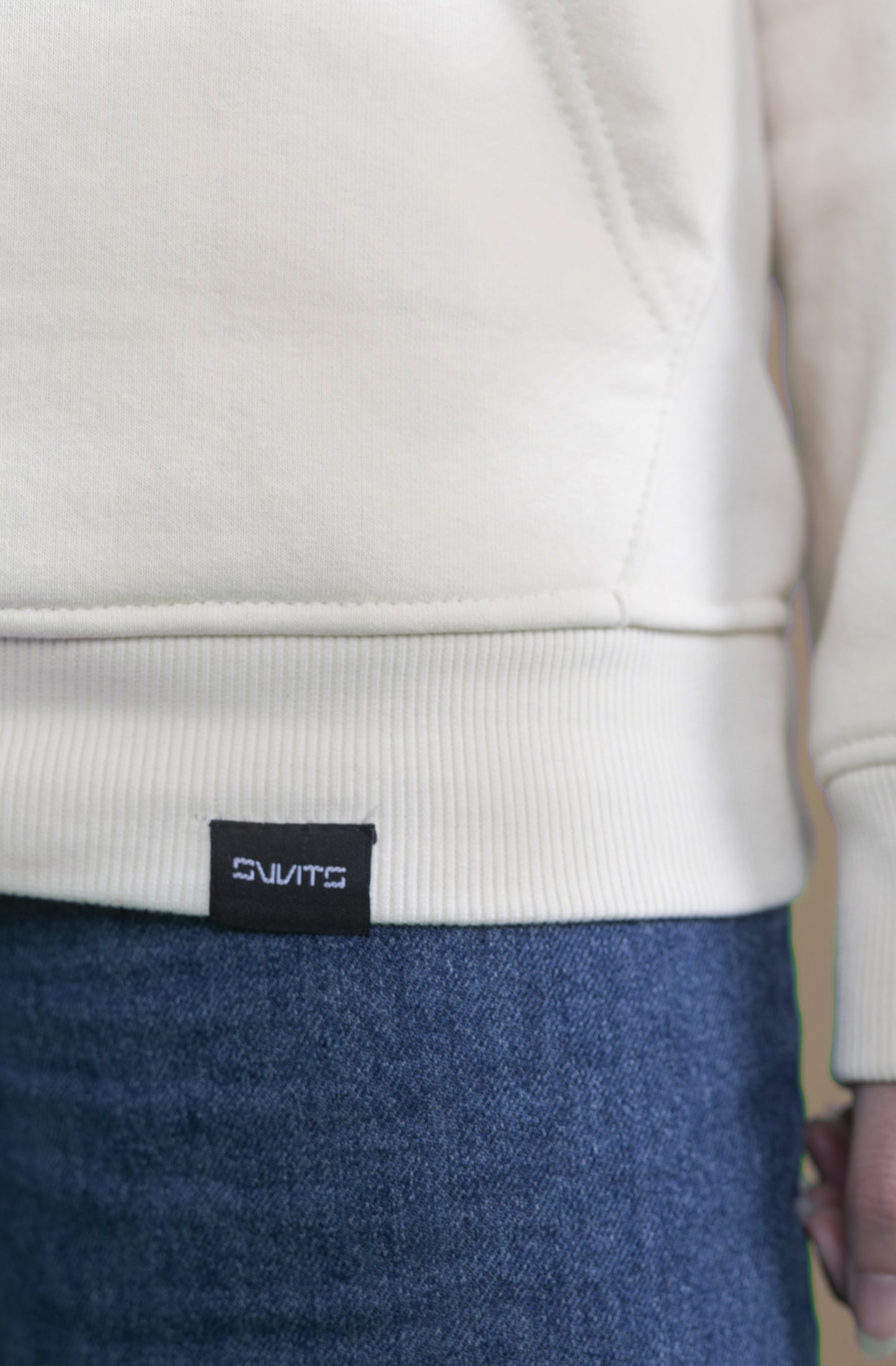 Unisexe Beige Hoodie