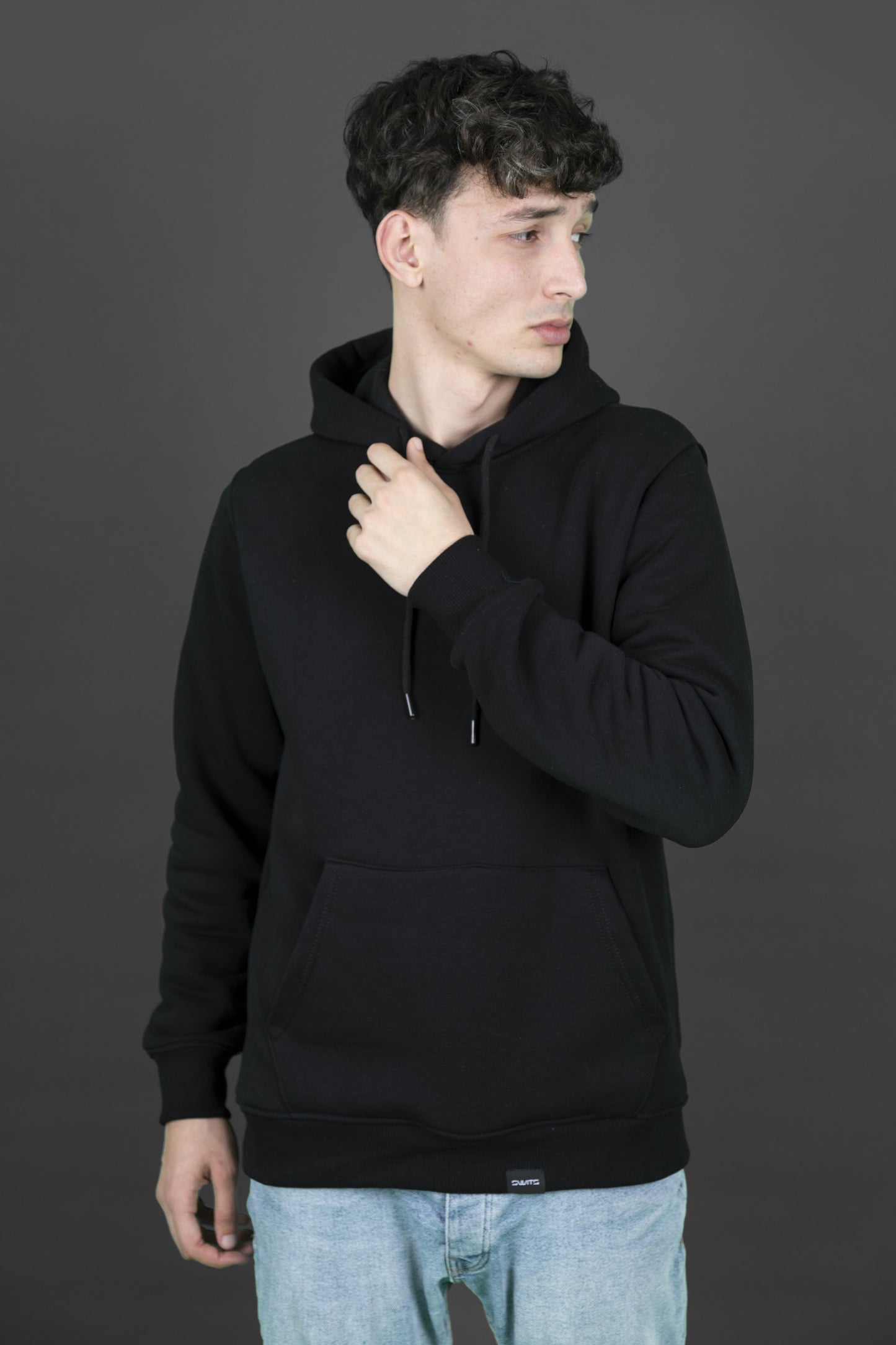 Unisexe Black Hoodie