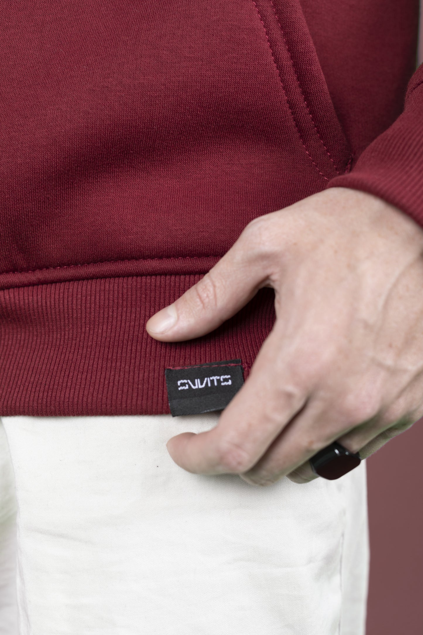 Unisexe Dark Red Hoodie