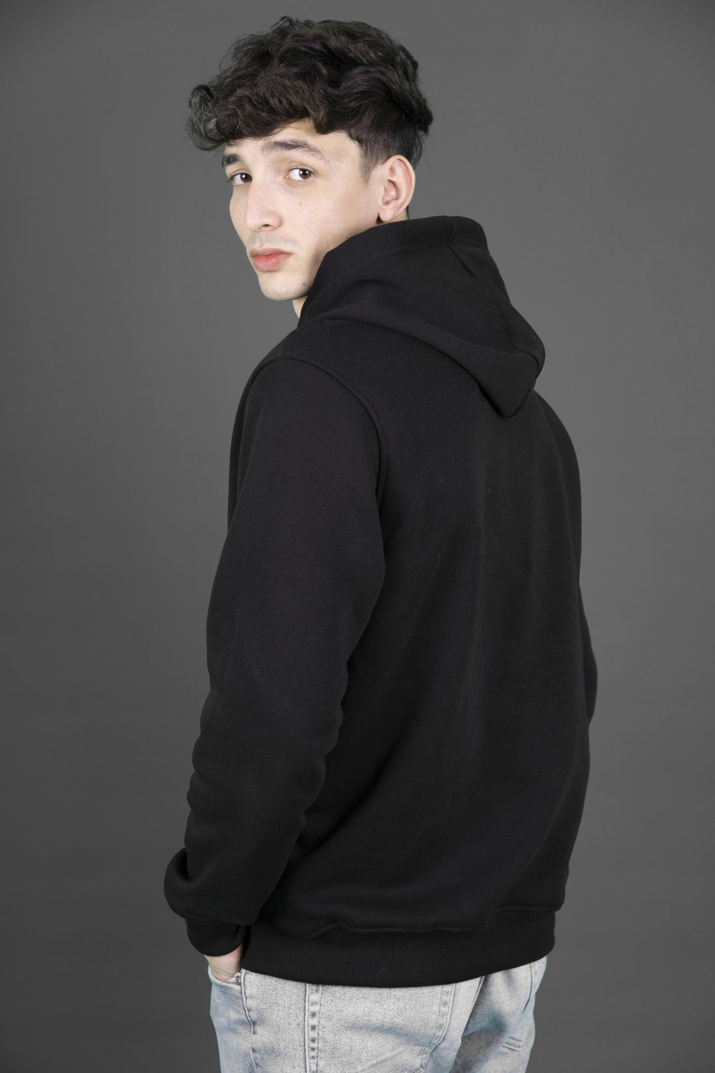 Unisexe Black Hoodie
