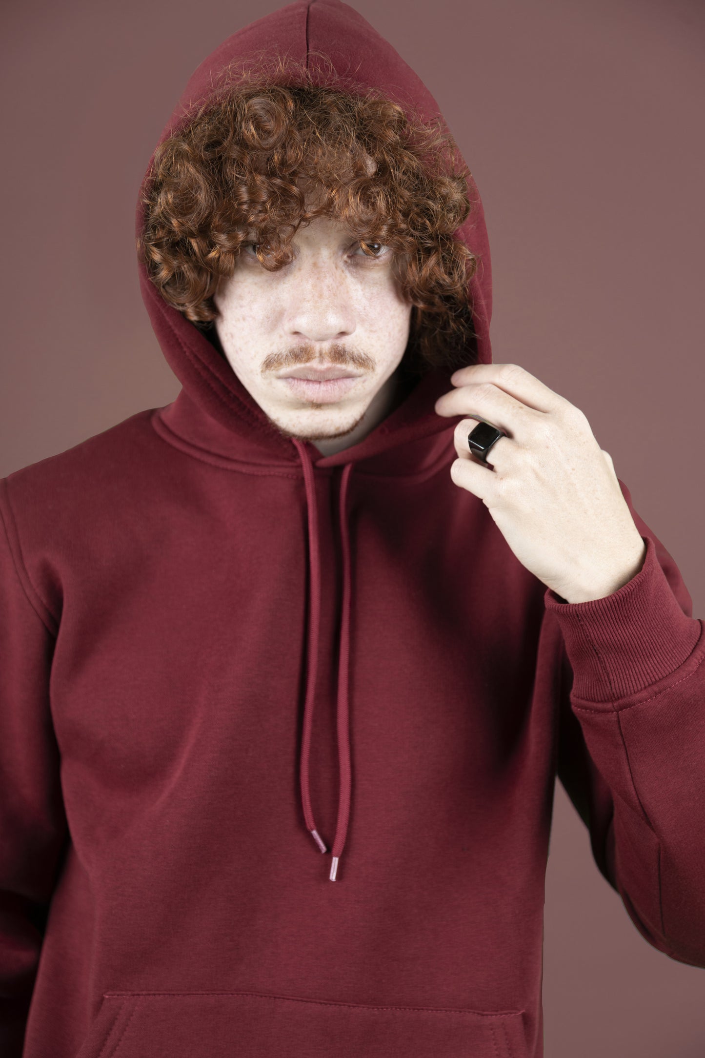 Unisexe Dark Red Hoodie