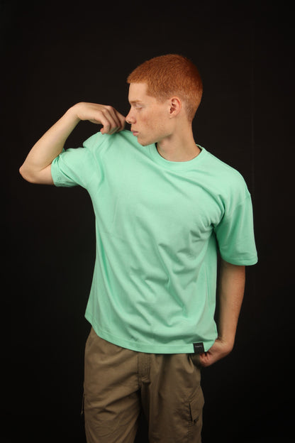 unisex green oversize t-shirt #ss24