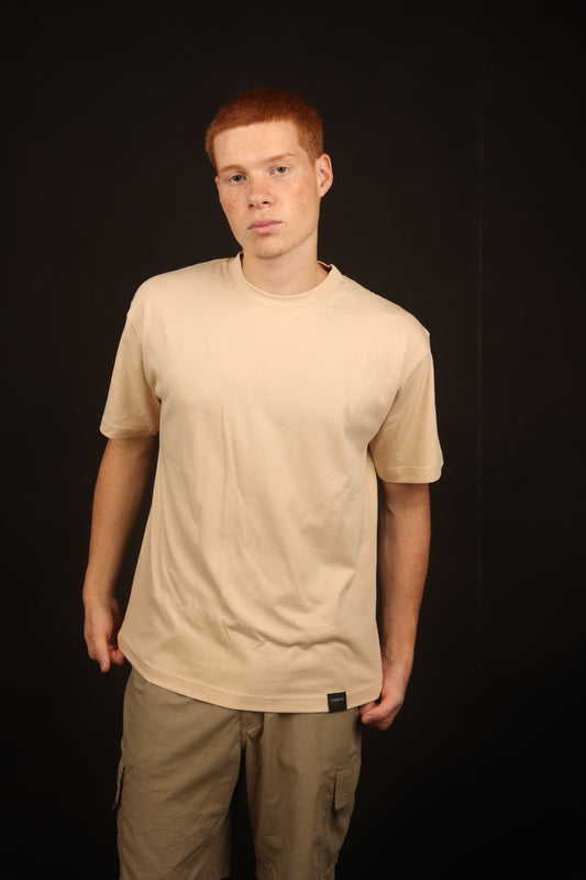 unisexe beige oversized t-shirt