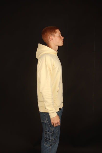 unisex cream oversized hoodie