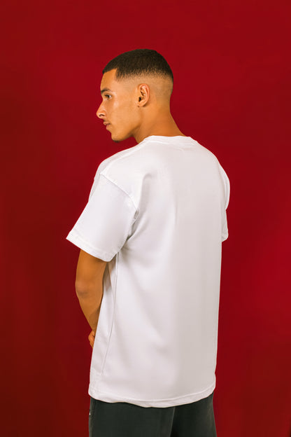 oversize white t-shirt